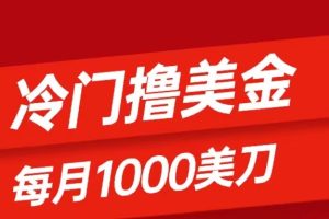 (8299期)冷门撸美金项目:只需无脑发帖子,每月1000刀,小白轻松掌握