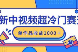 (9275期)最新中视频超冷门赛道,轻松过原创,单条视频收益1000+