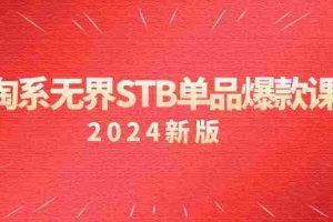 (9207期)淘系 无界STB单品爆款课(2024)付费带动免费的核心逻辑,万相台无界关…