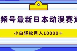 (9176期)视频号日本动漫蓝海赛道,100%原创,小白轻松月入10000+