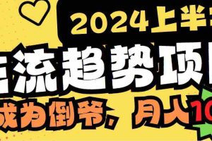 (9086期)2024上半年主流趋势项目,打造中间商模式,成为倒爷,易上手,用心做,…