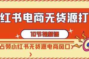 (9015期)小红书电商-无货源打卡,抢先占领小红书无货源电商风口(10节课)