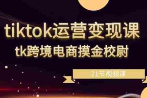 (8848期)tiktok运营变现课,tk跨境电商摸金校尉(21节视频课)