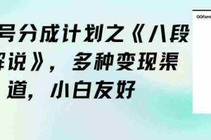 (9537期)视频号分成计划之《八段锦解说》,多种变现渠道,小白友好(教程+素材)