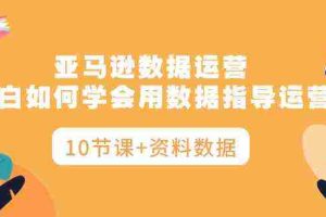 (10158期)亚马逊数据运营,小白如何学会用数据指导运营(10节课+资料数据)