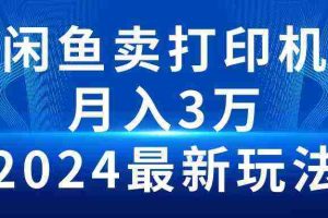 (10091期)2024闲鱼卖打印机,月入3万2024最新玩法