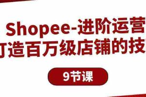 (10083期)Shopee-进阶运营:打造百万级店铺的技巧(9节课)