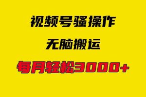 (9968期)4月最新视频号无脑爆款玩法,挂机纯搬运,每天轻松3000+