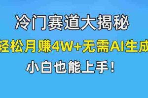 (9949期)快手无脑搬运冷门赛道视频“仅6个作品 涨粉6万”轻松月赚4W+