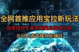 (9907期)【全网首发】腾讯应用宝王者荣耀残局模式拉新赛道,轻松日如1000+