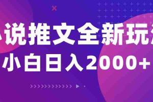 (10432期)小说推文全新玩法,5分钟一条原创视频,结合中视频bilibili赚多份收益