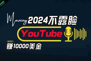 (10348期)AI做不露脸YouTube赚$10000月,傻瓜式操作,小白可做,简单粗暴