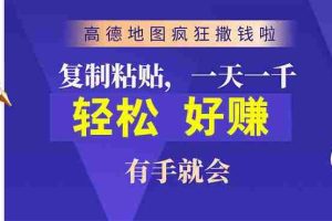 (10219期)高德地图疯狂撒钱啦,复制粘贴一单接近10元,一单2分钟,有手就会