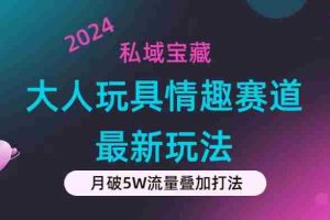 私域宝藏：大人玩具情趣赛道合规新玩法，零投入，私域超高流量成单率高
