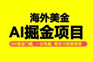 (16634期)海外美金AI掘金项目,200U可入门槛,一天一单即可,每天1000-2000很轻松!